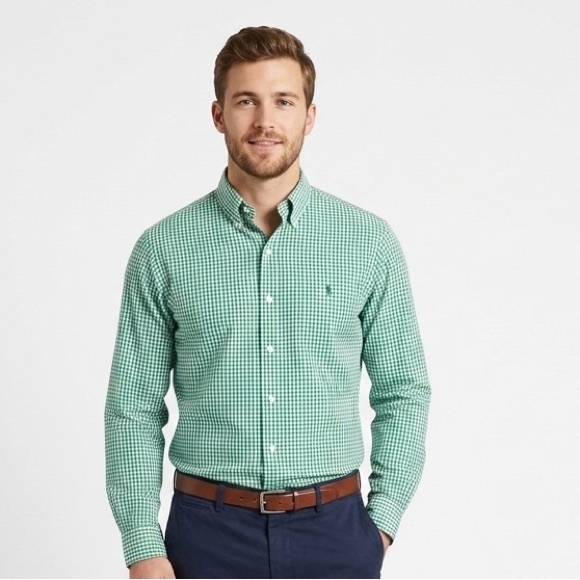 Ralph Lauren Other - Polo Ralph Lauren Blake, green check long sleeve shirt large